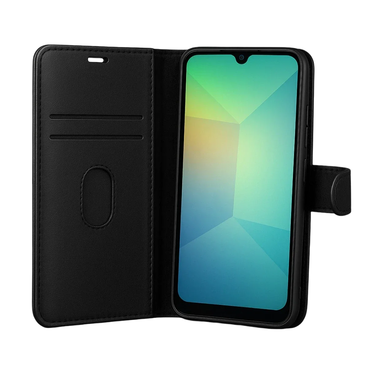 Realme C75 4G Trend S Plus Kapaklı Kılıf - Siyah görsel 3