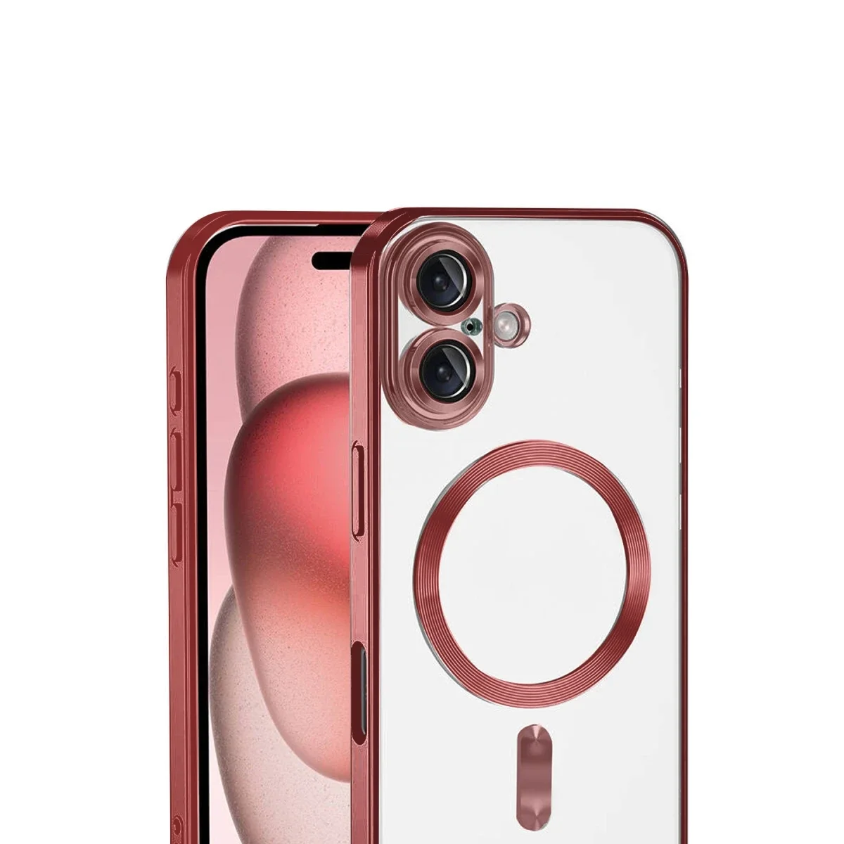 Apple iPhone 17 Kross Magneticsafe Kapak - Kırmızı görsel 2