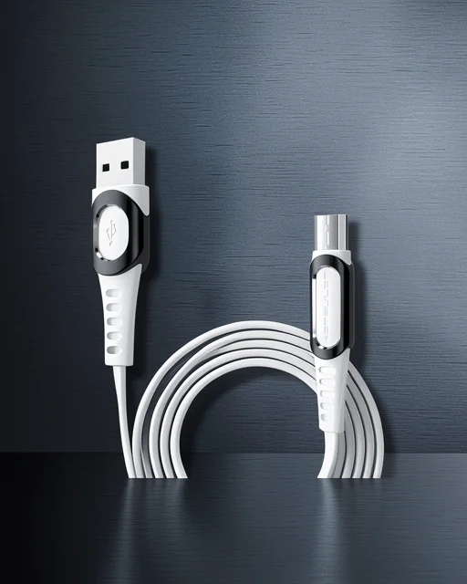 Dc01 Süper Hızlı Micro Usb Kablo 1m 2.4a - Beyaz