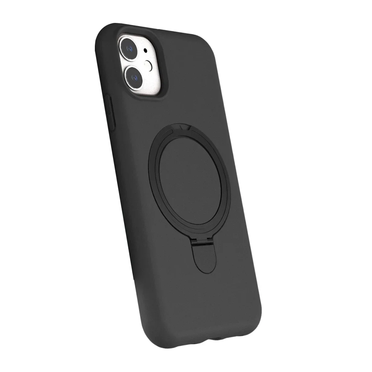 Apple iPhone 11 Regal Magsafe Standlı Kapak - Titan Gri görsel 2