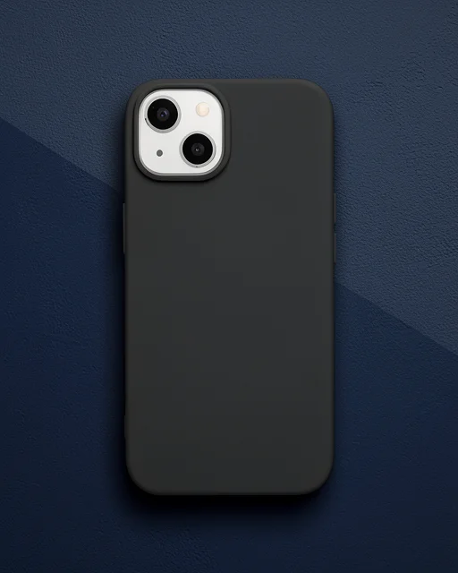 Apple İphone 14 Plus Kılıf Nano İçi Kadife Silikon - Siyah