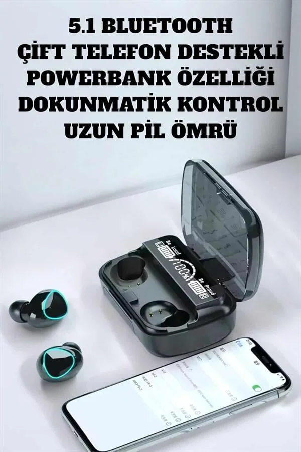 Extra Bass ve HD Ses ile Üstün Bluetooth 5.3 Kablosuz Kulaklık görsel 4