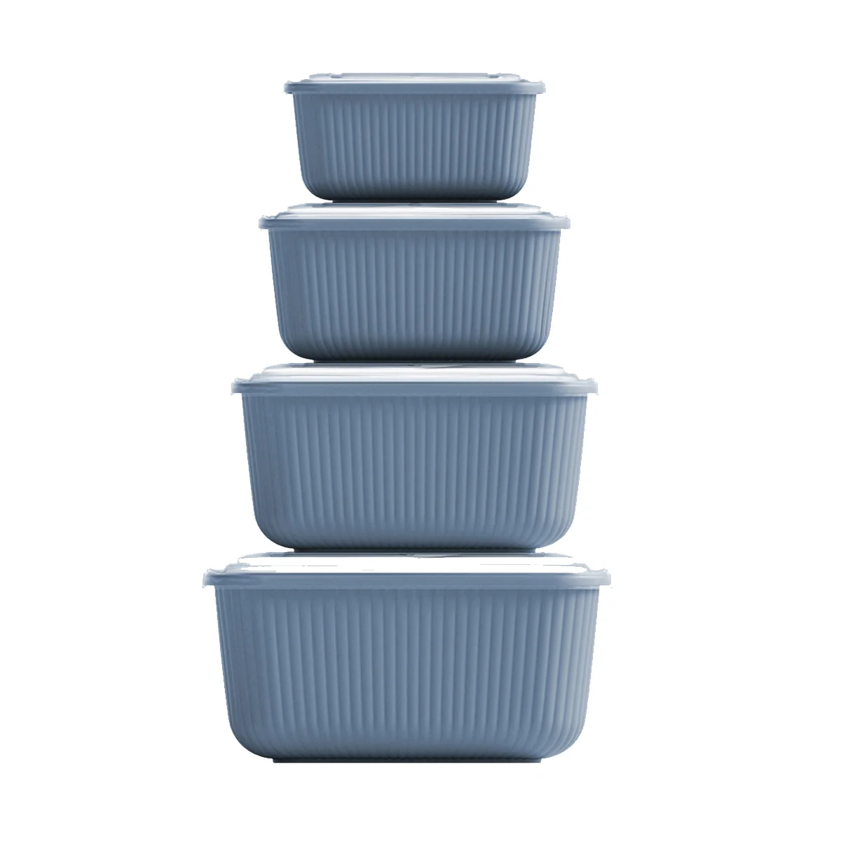 Sızdırmaz Dikdörtgen Saklama Kabı Seti (600/1100/1800/3000 ml) görsel 4