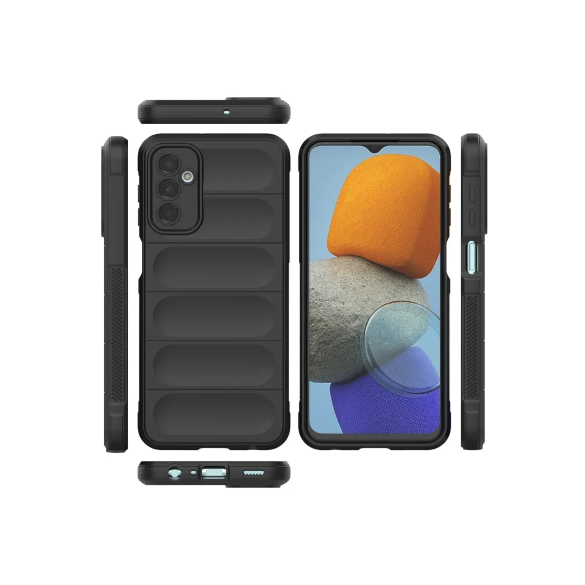 Samsung Galaxy M23 Kılıf Optimum Silikon - Siyah görsel 3