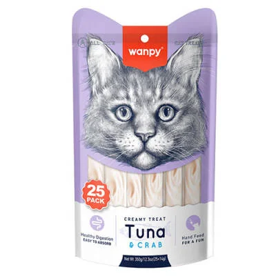 Ton Balıklı ve Yengeçli Krema Kedi Ödülü 25x14 Gr
