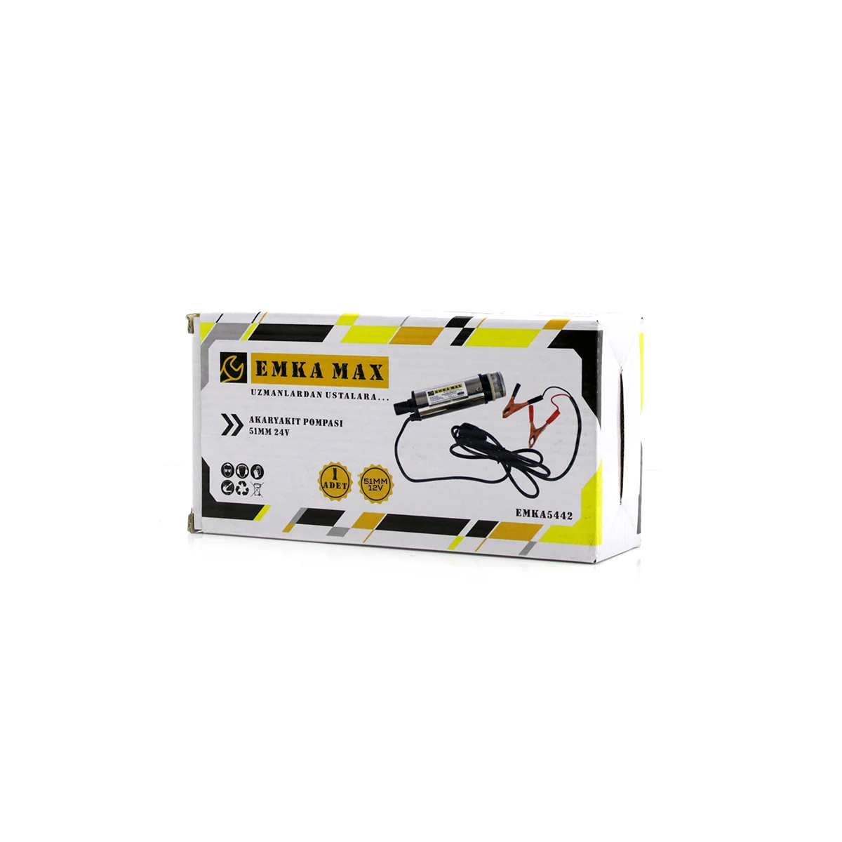 12V 51mm Mini Akaryakıt Pompası görsel 5