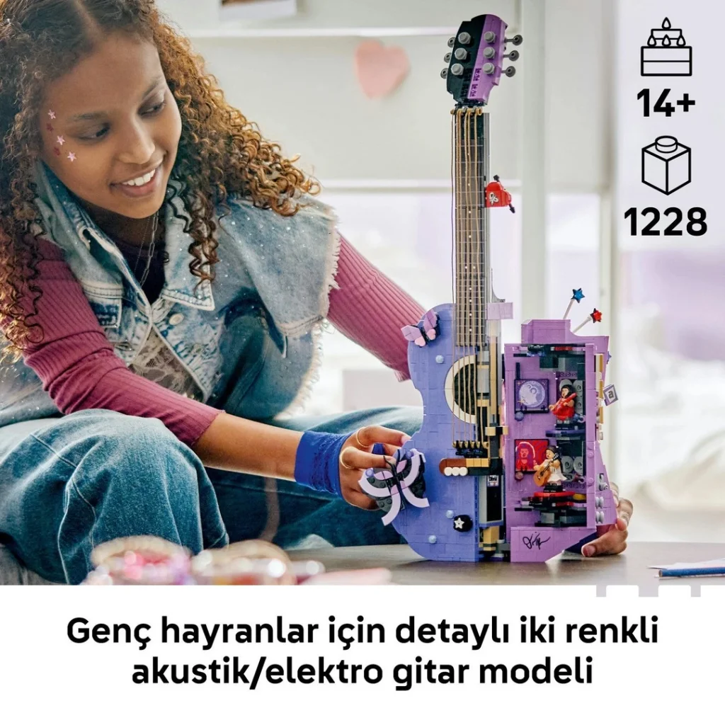 Editions Olivia Rodrigo’nun İki Renkli Gitarı 43031 görsel 5