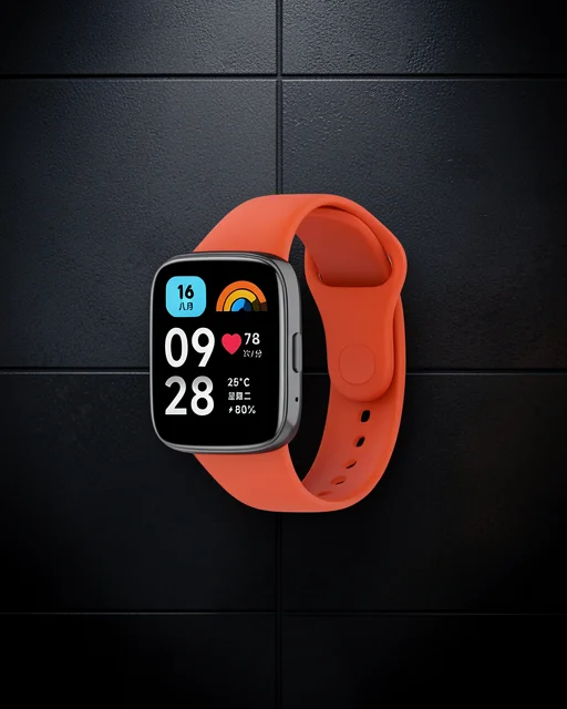 Xiaomi Redmi Watch 3 Active Klasik Kordon - Turuncu