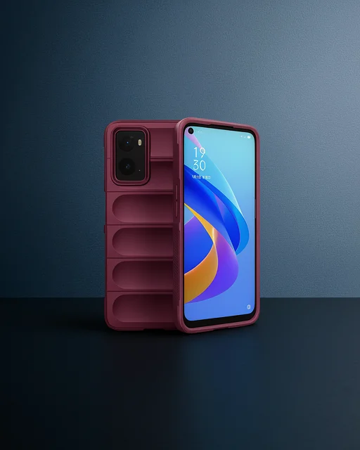 Realme 9i 4g Kılıf Optimum Silikon - Bordo