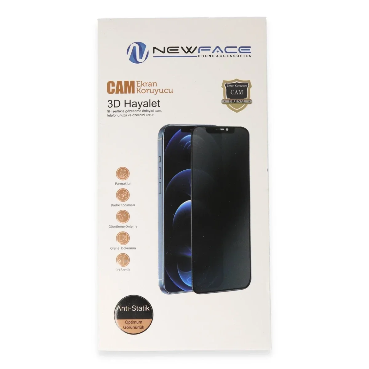 Samsung Galaxy S26 Plus 3D Antistatik Hayalet Cam Ekran Koruyucu - Siyah