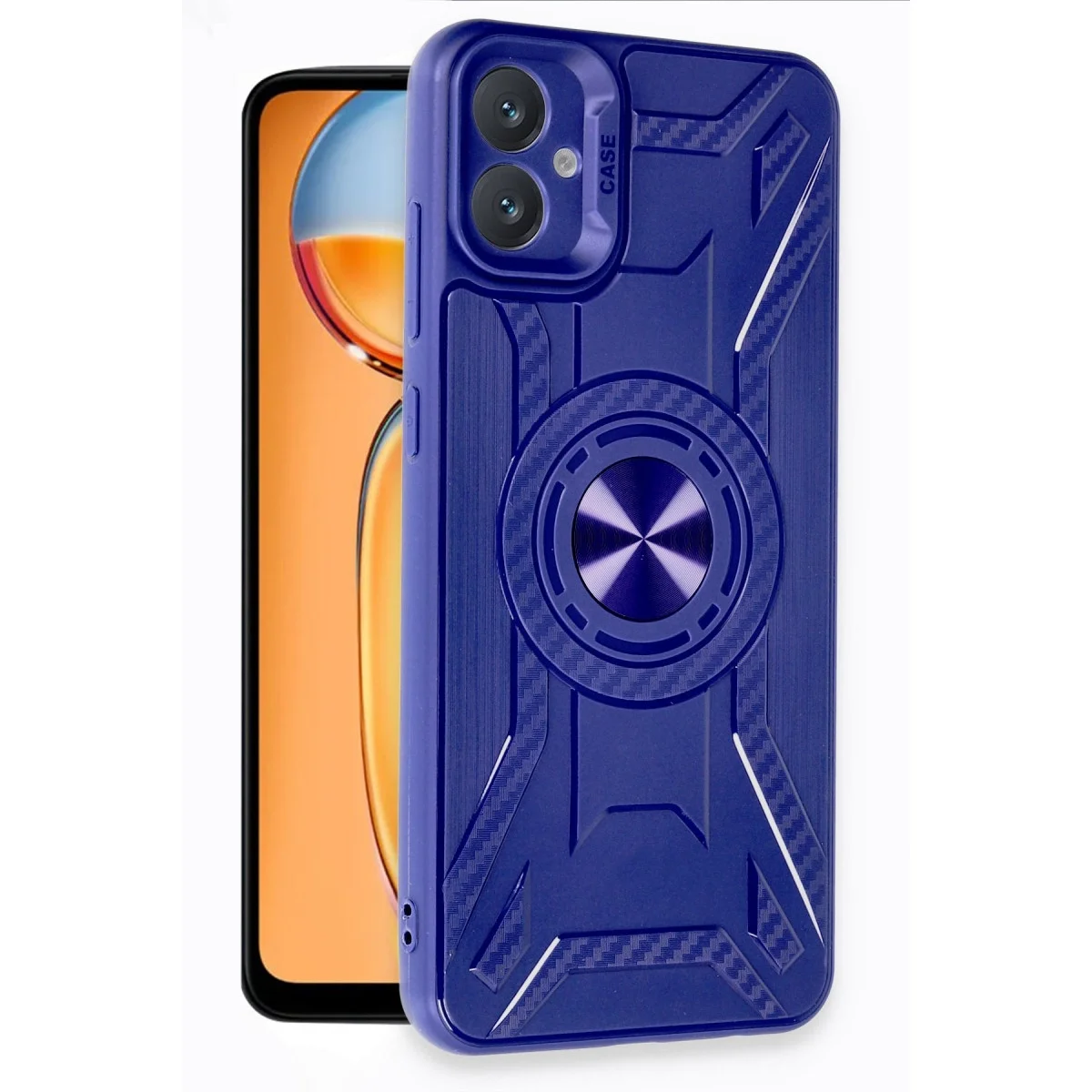 Samsung Galaxy A05 Kılıf Lincoln Silikon - Lacivert görsel 2