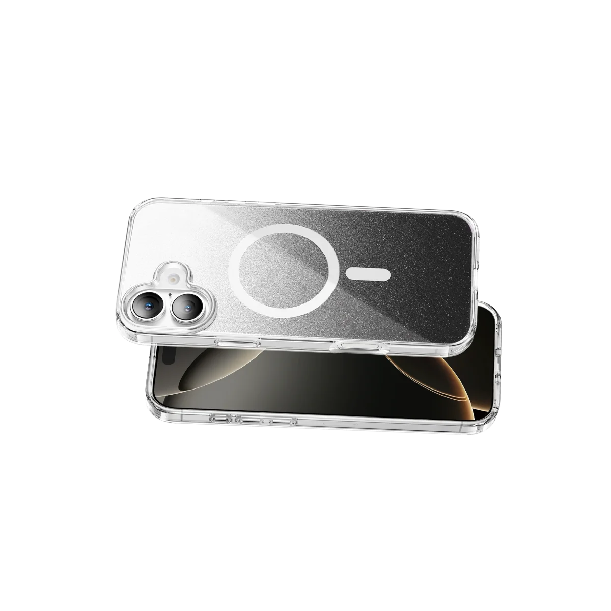 Onegif Apple iPhone 16 Sora Simli Magsafe Kapak - Siyah görsel 3
