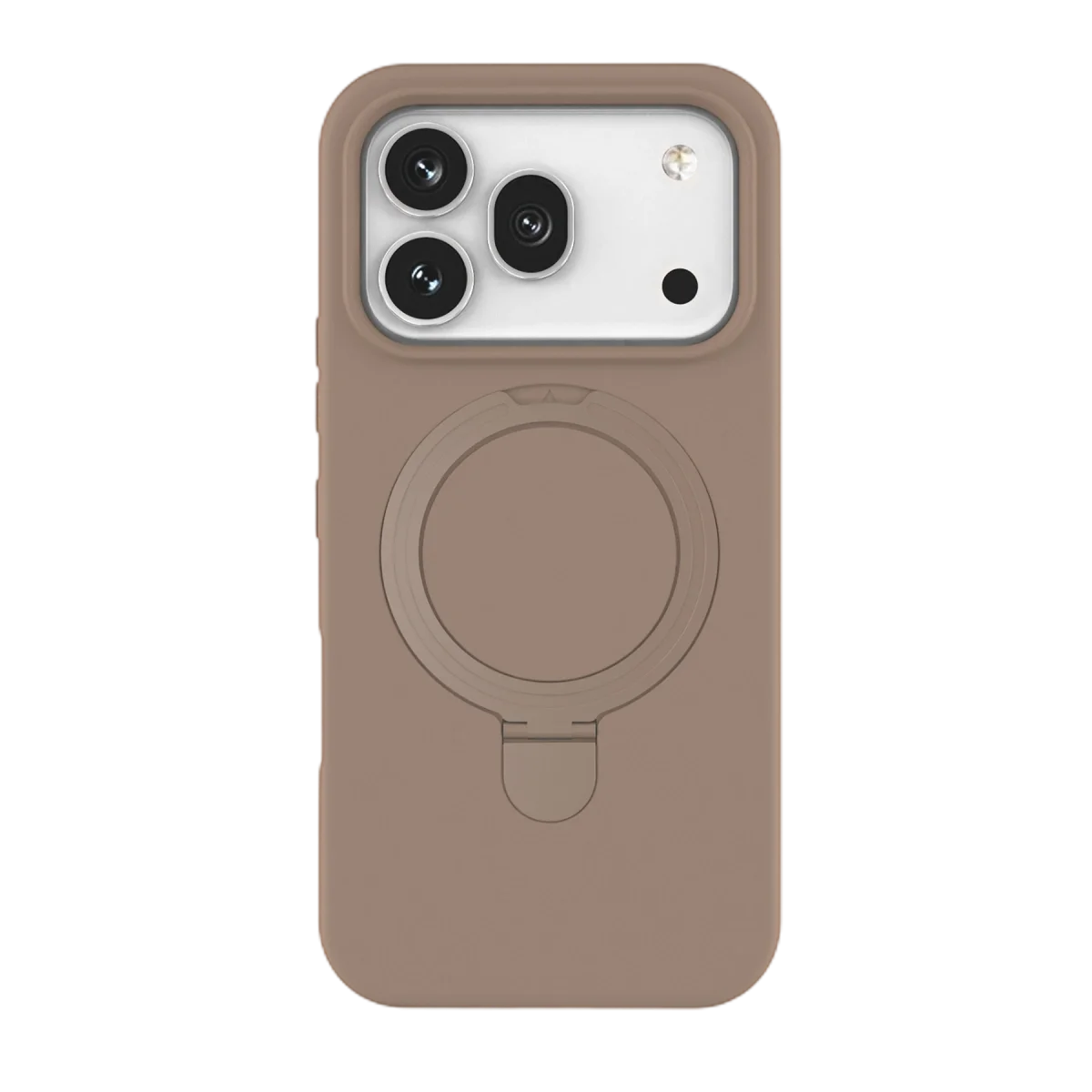 Huawei Honor 600 Regal Magsafe Standlı Kapak - Çöl Titanyum görsel 3
