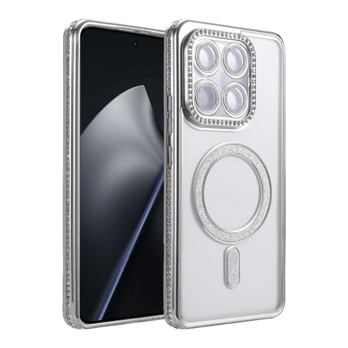 Xiaomi Mi 17t Joke Simli Magneticsafe Kılıf - Gümüş