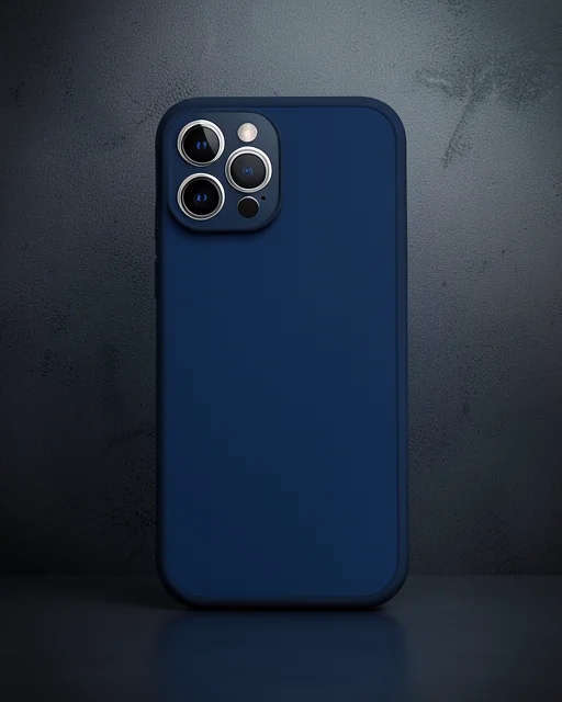 Apple İphone 12 Pro Max Kılıf Montreal Silikon Kapak - Lacivert