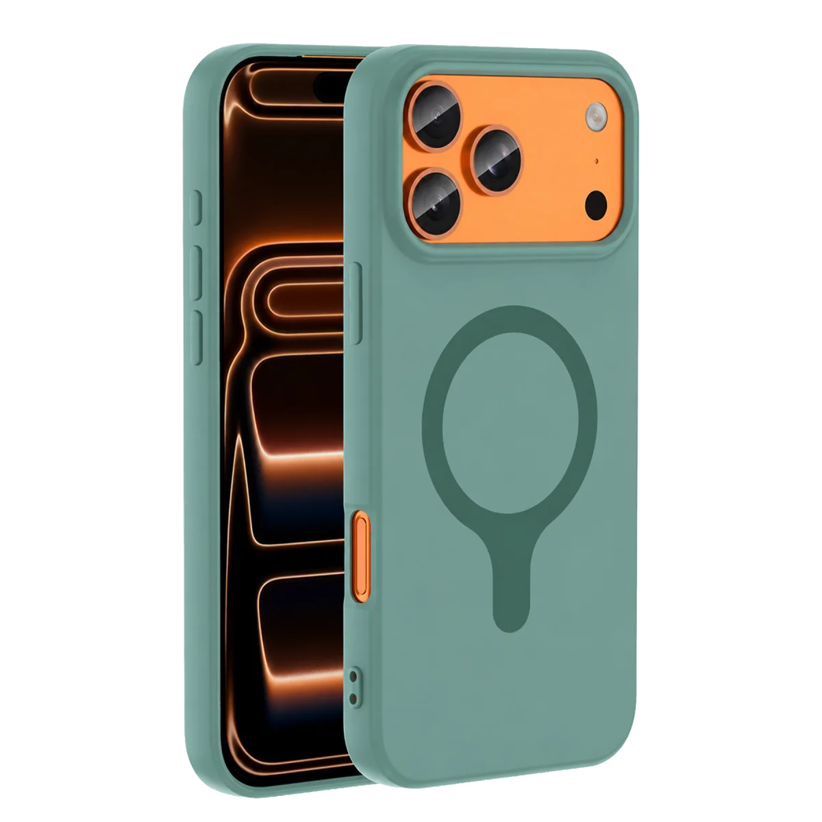 Joko Apple iPhone 18 Pro/17 Pro Z Silikon Magsafe Kapak - Yeşil