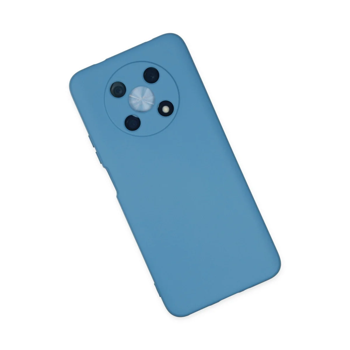 Huawei Nova Y90 Kılıf Nano İçi Kadife Silikon - Mavi görsel 3