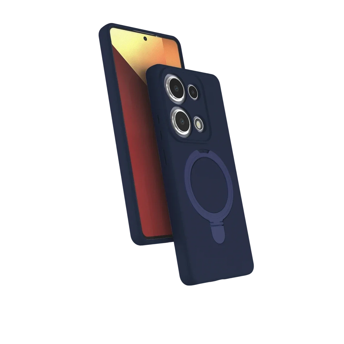 Xiaomi Redmi Note 13 Pro 4G Regal Magsafe Standlı Kapak - Lacivert