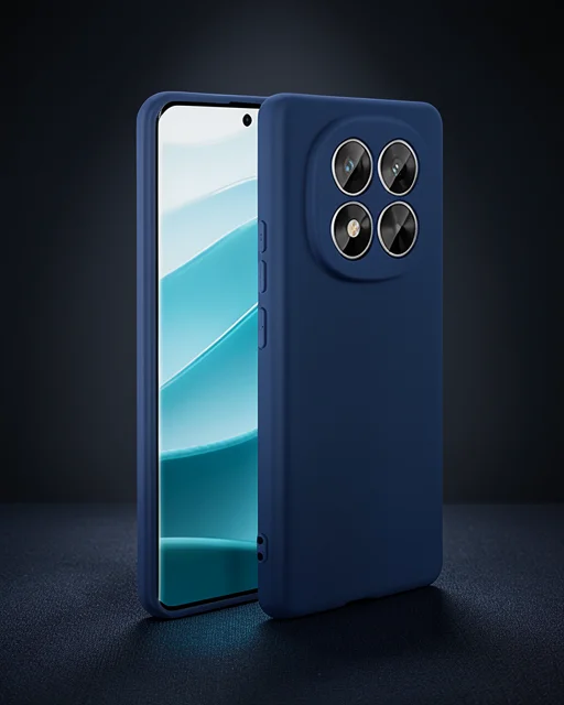 Xiaomi Redmi Note 14 Pro 5g Kılıf Nano İçi Kadife Silikon - Lacivert