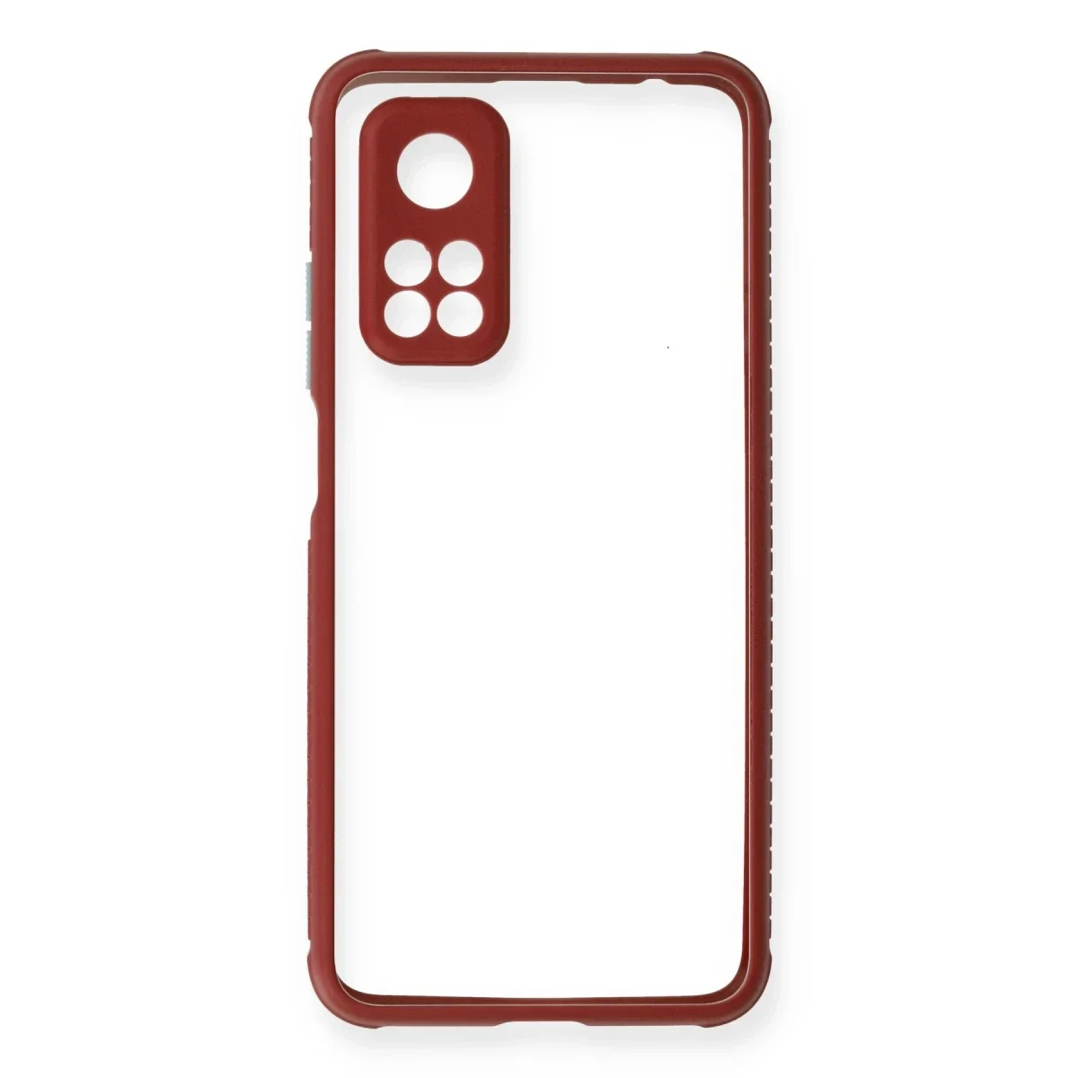 Xiaomi Mi 10T Pro Kılıf Miami Şeffaf Silikon - Fuşya görsel 2