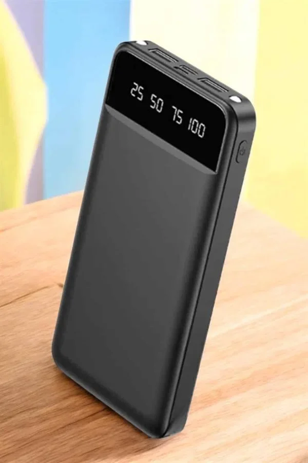 Powerbank 20.000 Mah LCD Ekran USB Lightning Type-C Uyumlu İOS ve Android görsel 3