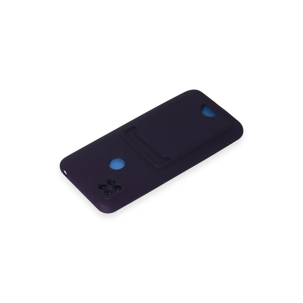 Xiaomi Redmi 9c Kılıf Kelvin Kartvizitli Silikon - Derin Mor görsel 3