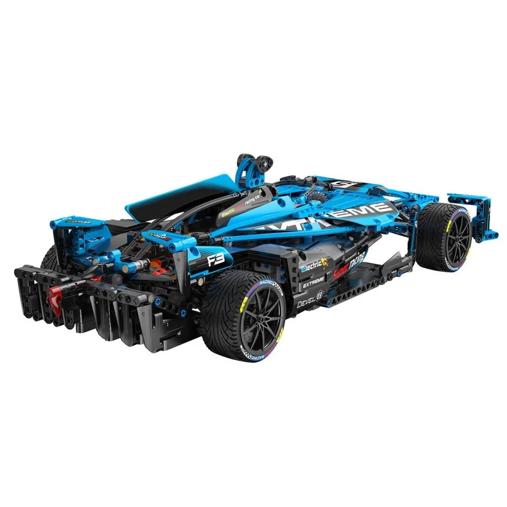 C64004W Cada Electric Racing Super Car Blok Seti 1667 Parça -Vagon life görsel 4