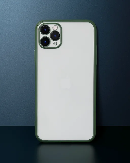 Apple İphone 11 Pro Max Kılıf Razer Lensli Silikon - Yeşil
