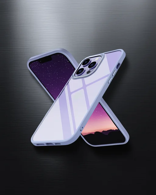 Apple İphone 14 Pro Max Kılıf Power Silikon - Lila
