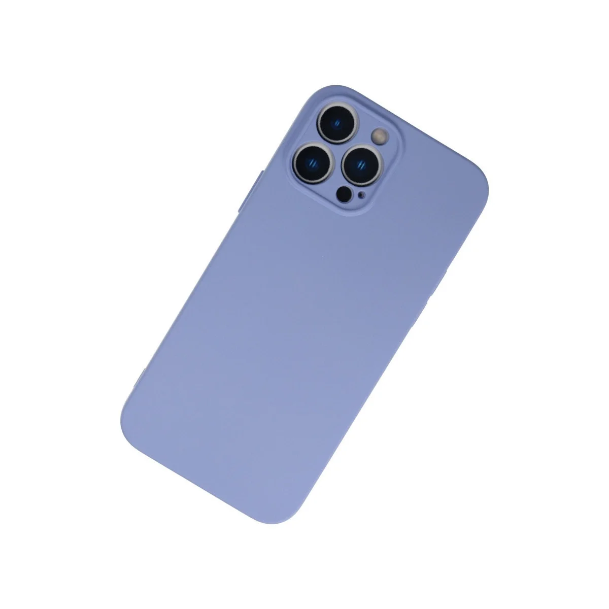 Apple İphone 13 Pro Max Kılıf Nano İçi Kadife Silikon - Lila görsel 2