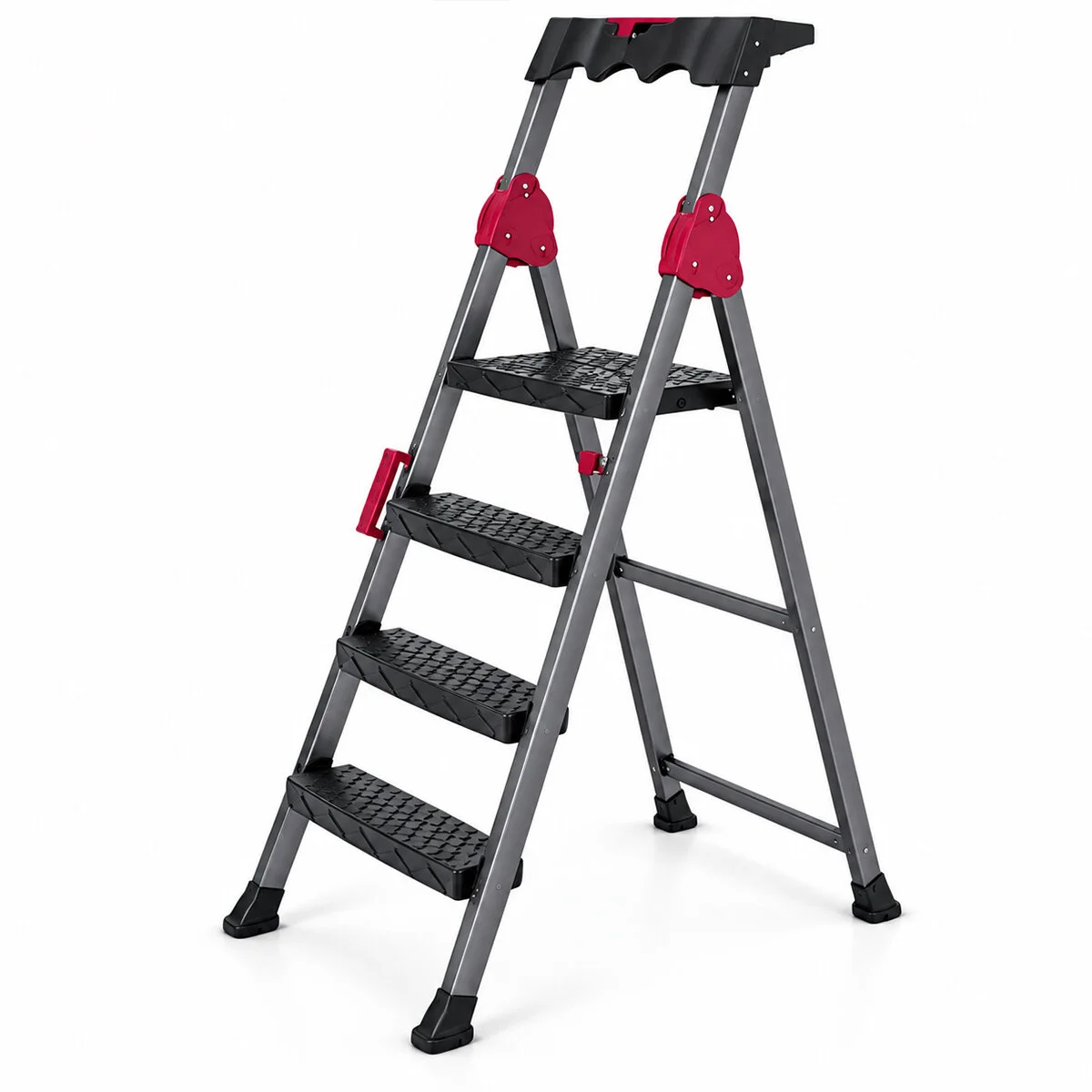 3+1 Basamaklı Metal Merdiven 150KG.TAŞIMA