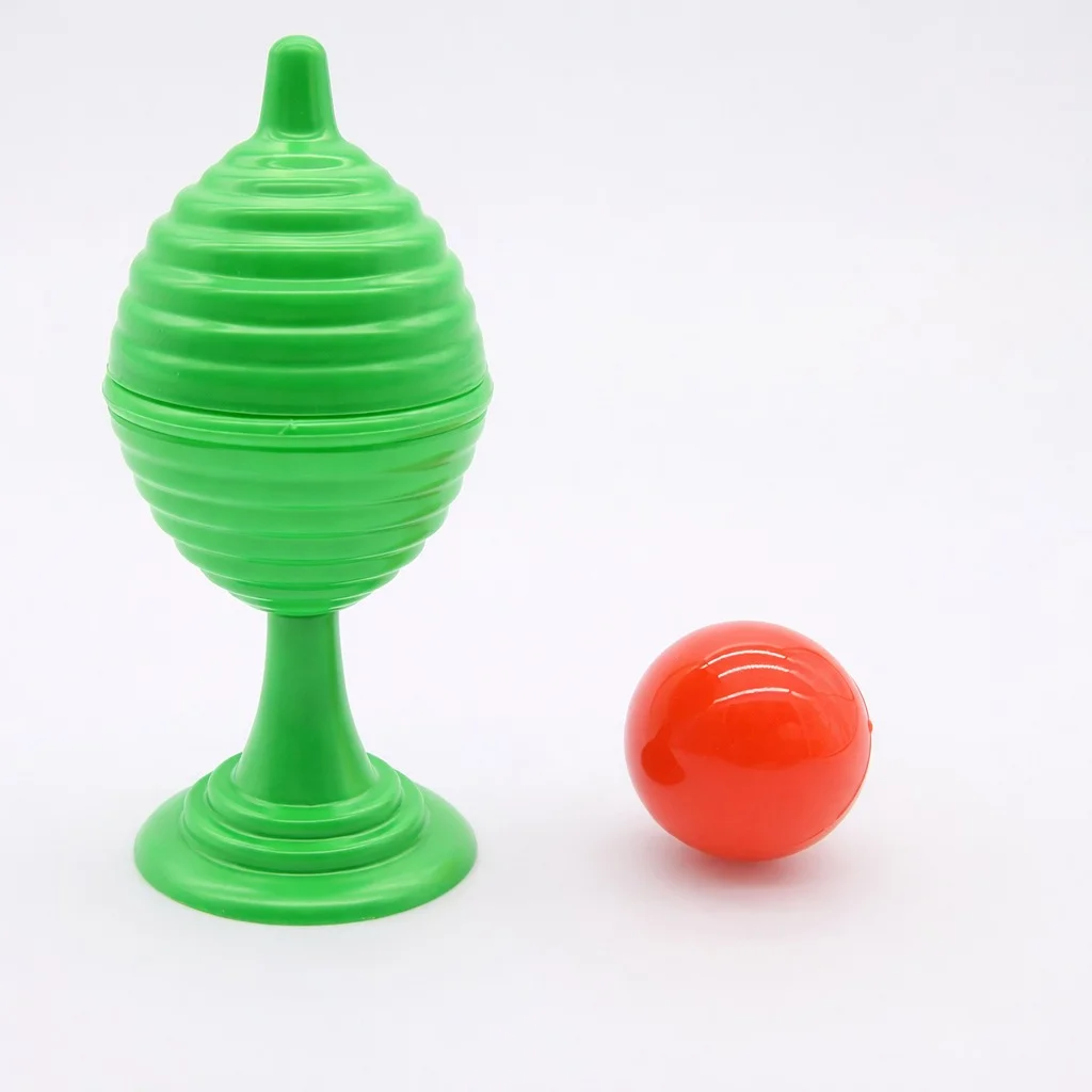 Yeşil Renk Sihirli Kupa Top Kaybetme Oyunu 7 cm görsel 3