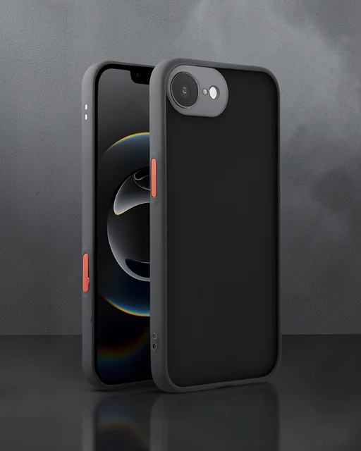 Apple İphone 16e Kılıf Montreal Silikon Kapak - Siyah