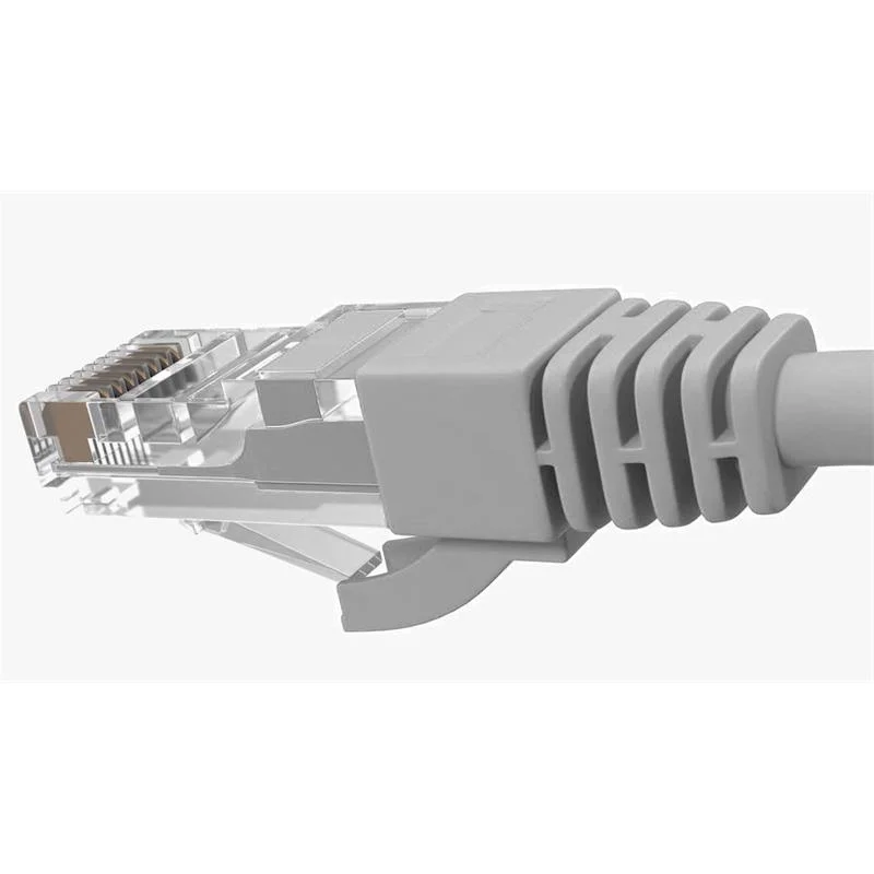 ICAT6-01TG 1MT 24AWG CAT6 Utp Patch Kablo Gri görsel 2