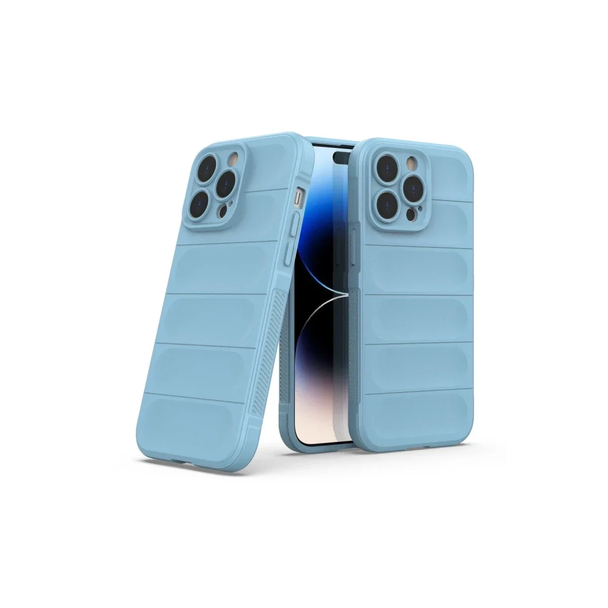Apple iPhone 14 Pro Kılıf Optimum Silikon - Sky Blue görsel 3