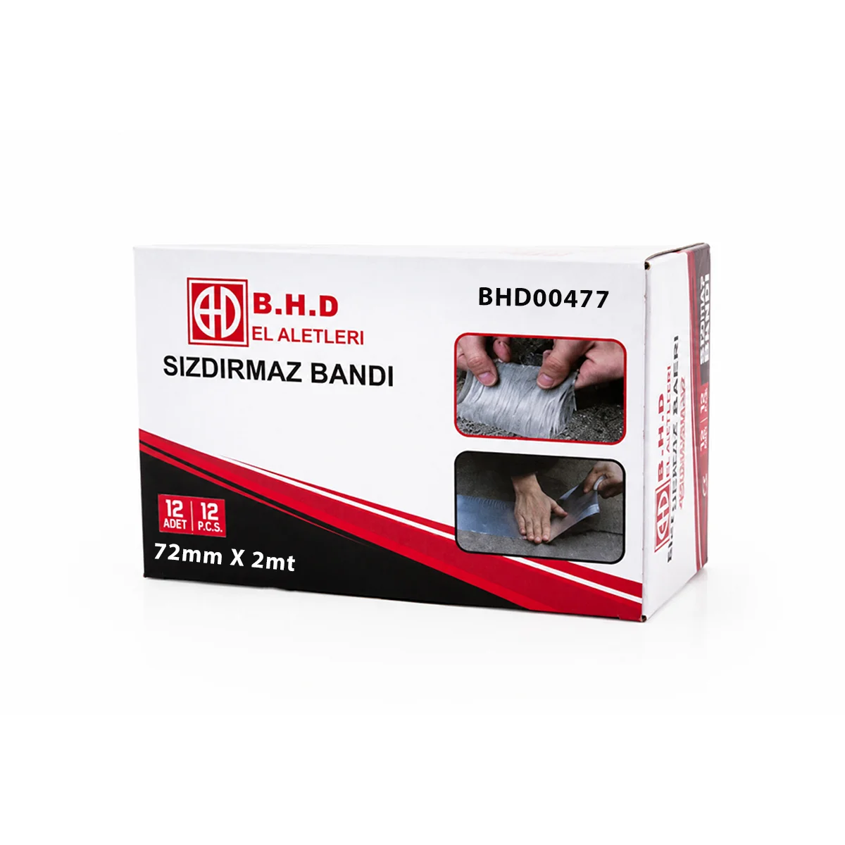 72mm x 2m Su Sızdırmaz Tamir Bandı (Sakız Bandı) görsel 4