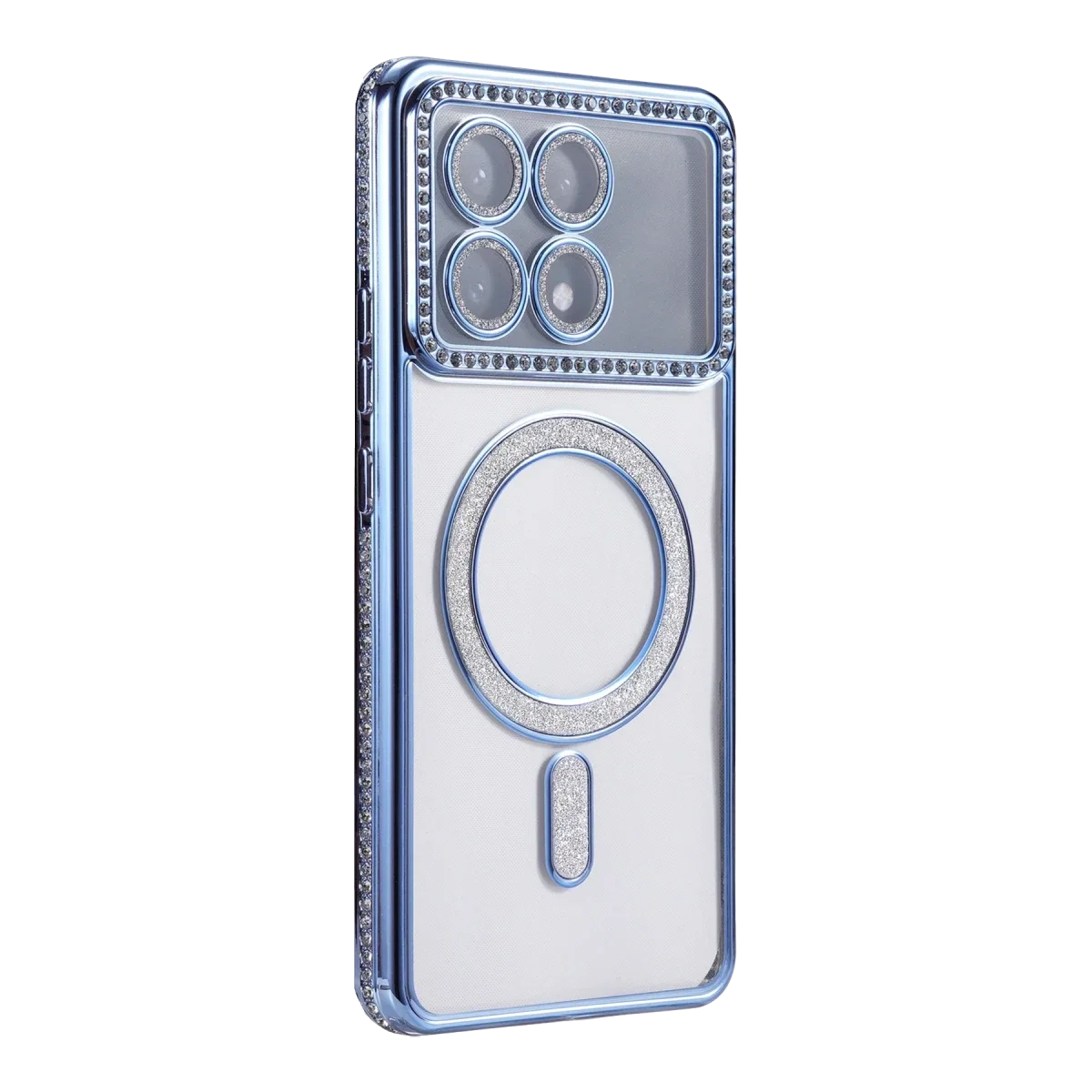 Xiaomi Poco X6 Pro Joke Simli Magneticsafe Kılıf - Mavi görsel 3