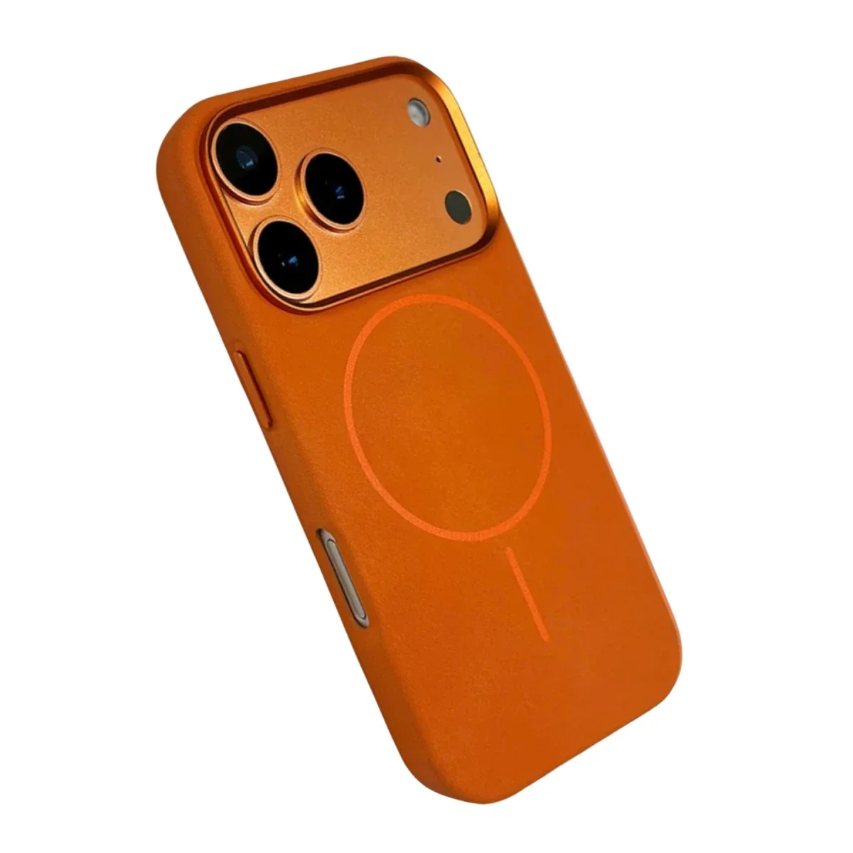 Joko Apple iPhone 17 Pro Max Luno Deri Magsafe Kapak - Turuncu görsel 2