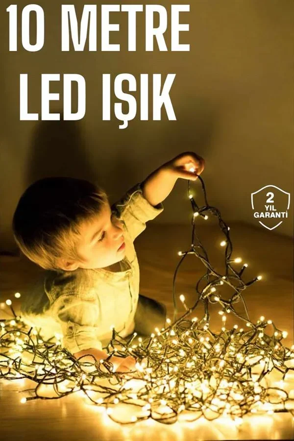 10 Metre Gün Işığı Şerit Led Işık Perde Işığı görsel 2
