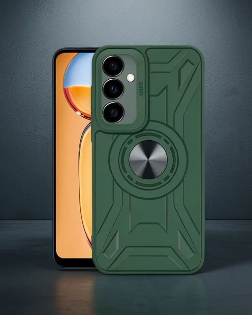 Samsung Galaxy A25 5g Kılıf Lincoln Silikon - Koyu Yeşil