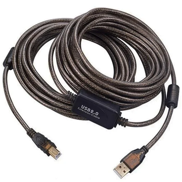 PM-29486 Şeffaf Chipset 10 Metre Usb 2.0 Yazıcı Kablosu