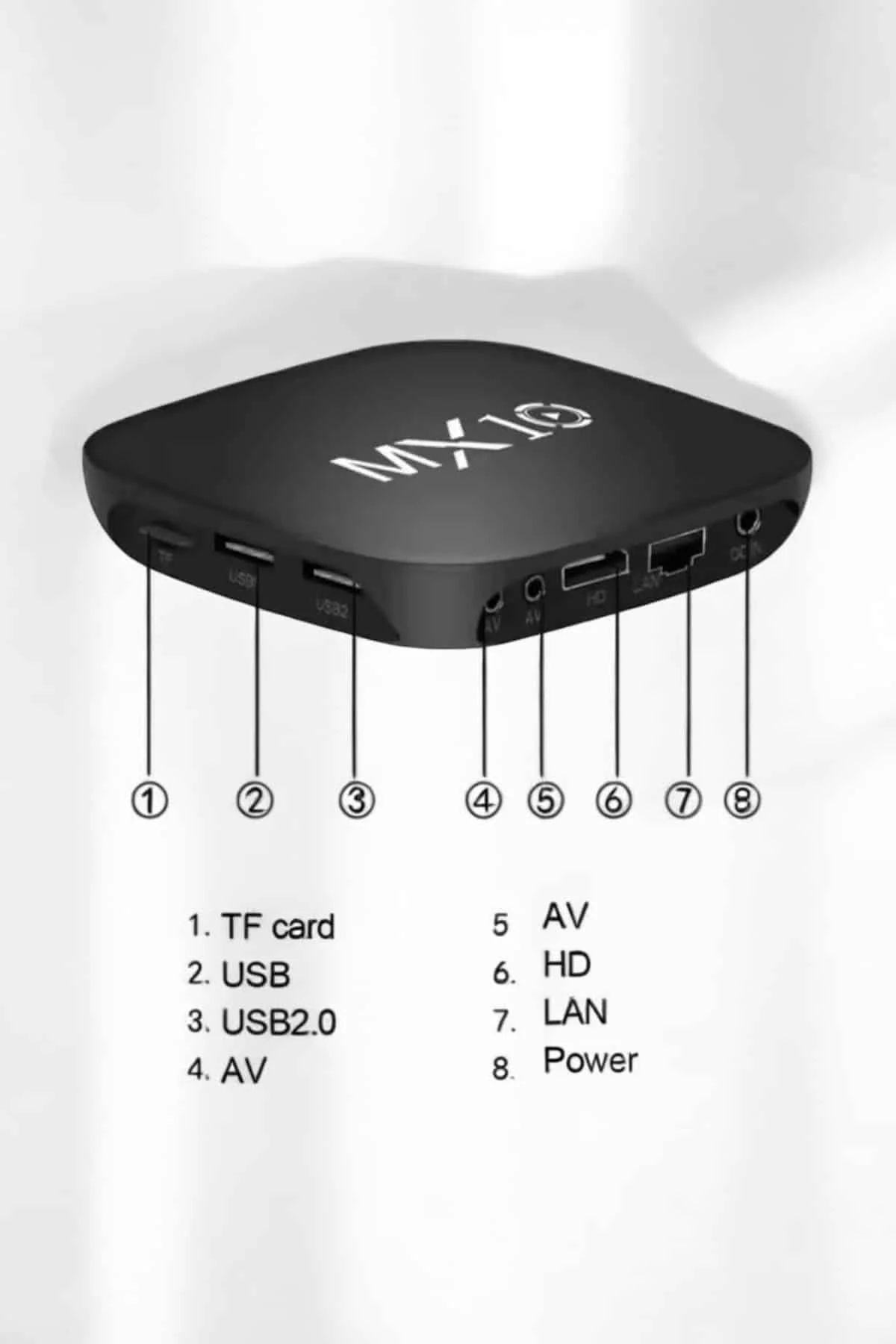 4K TV Uyumlu HD Çözünürlüklü Mx Box S 8 GB görsel 4