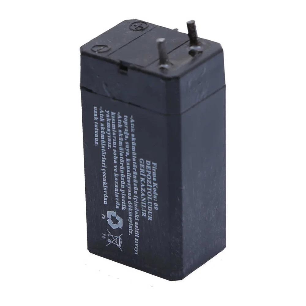 LT-403 4V 0.3Ah Işıldak Fener Aküsü görsel 3