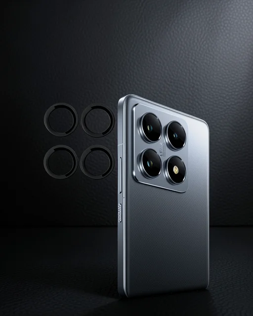 Joko Xiaomi Mi 14t Pro Pvd Metal Kamera Lens - Siyah