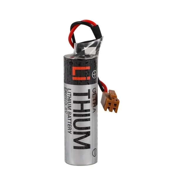 ER6V 3.6V AA Size Lithium Pil - Kahverengi Soket CNC Pili