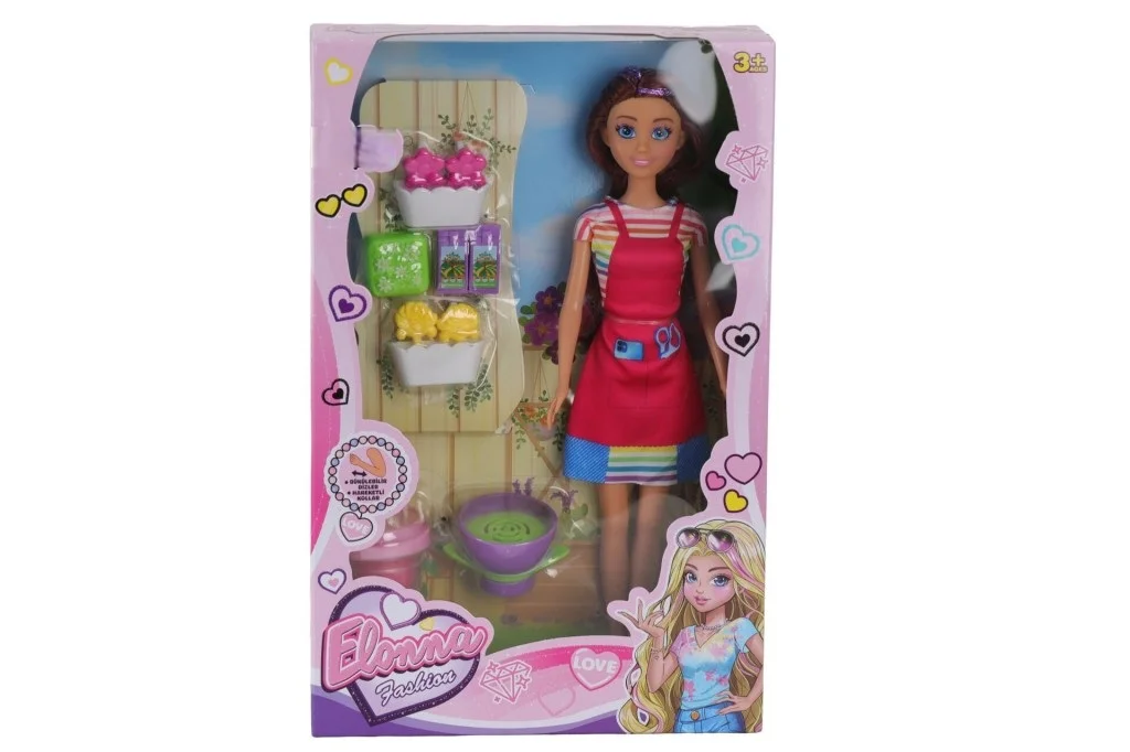 WG-661005 Kutulu 29CM Aksesuarlı Çiçekçi