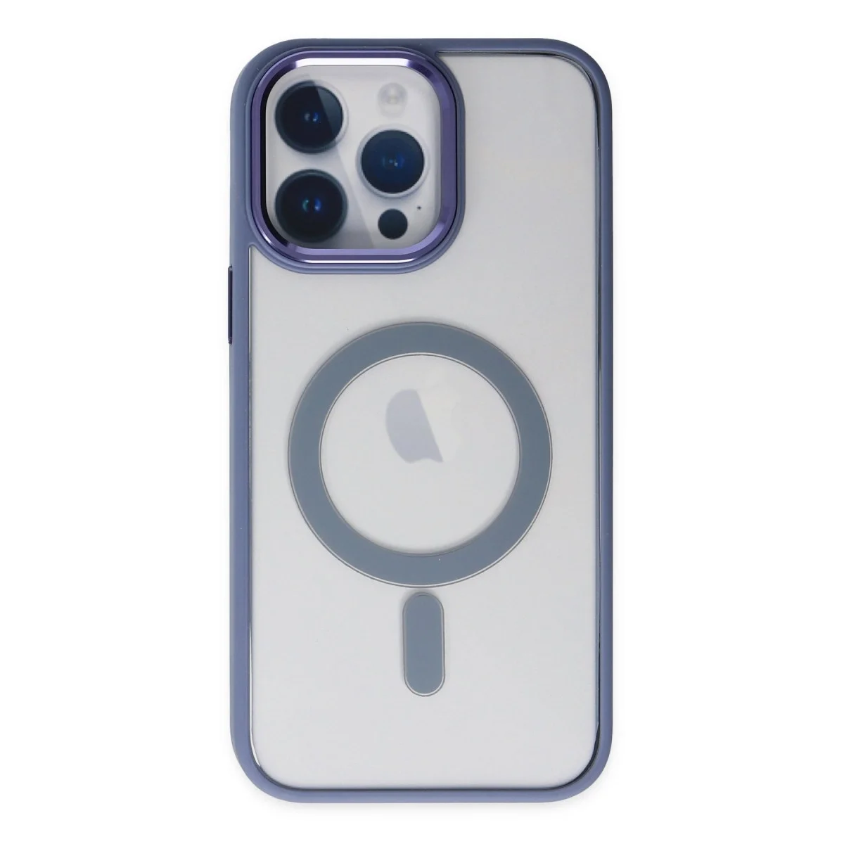 Apple İphone 14 Pro Kılıf Room Magneticsafe Silikon - Sierra Blue görsel 2