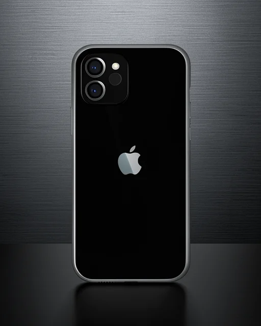Apple İphone 12 Kılıf Razer Lensli Silikon - Siyah