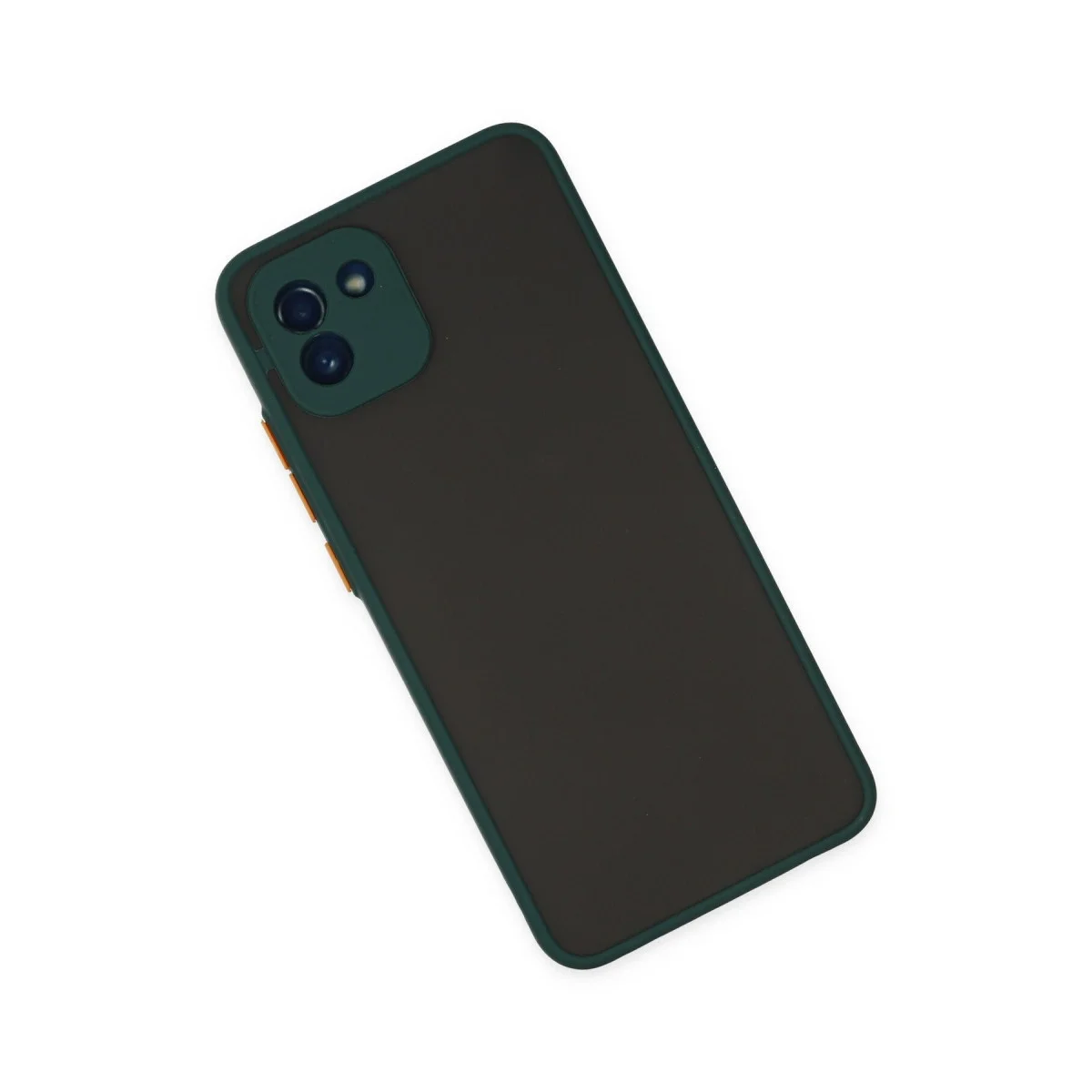 Samsung Galaxy A03 Kılıf Montreal Silikon Kapak - Yeşil görsel 3