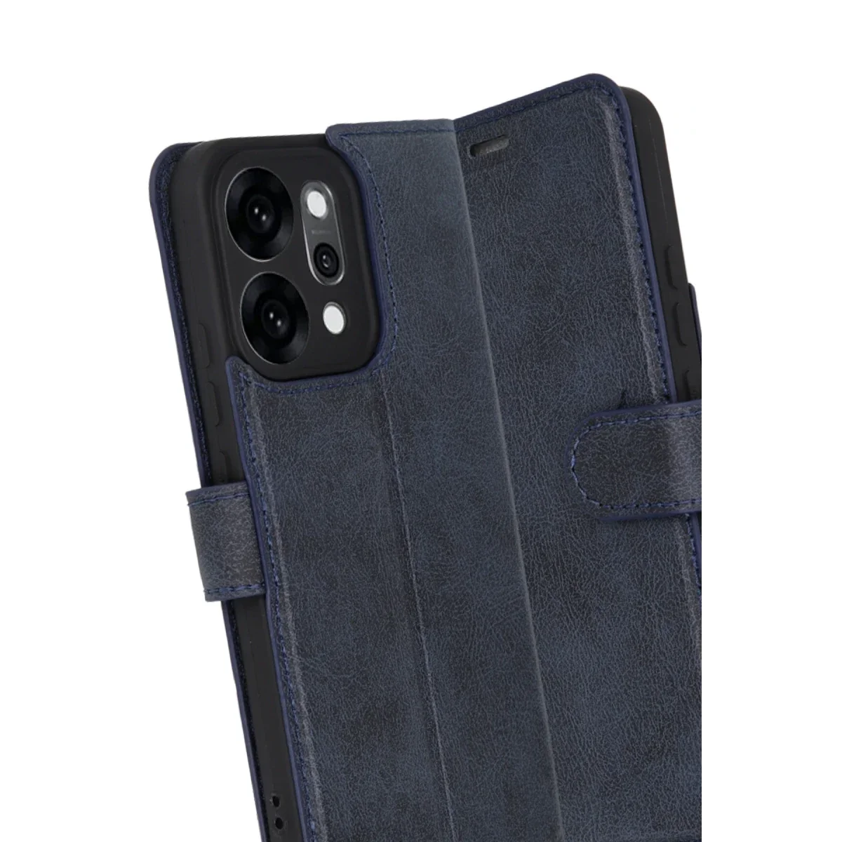 Oppo Reno 14 Trend S Plus Kapaklı Kılıf - Lacivert görsel 3